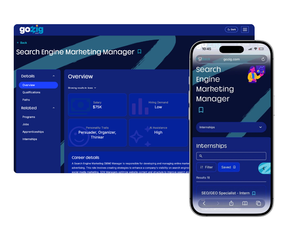 GoZig Career Profile